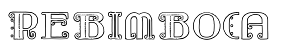 Rebimboca font preview